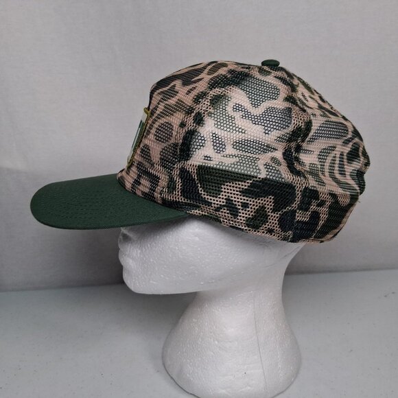 YETI Coolers Cap Hat Camo Mesh Snap Back Camouflage Green Hunting Hunt Outdoors - Picture 4 of 10